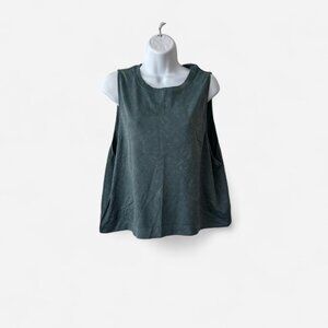 Women's Green and Blue Top